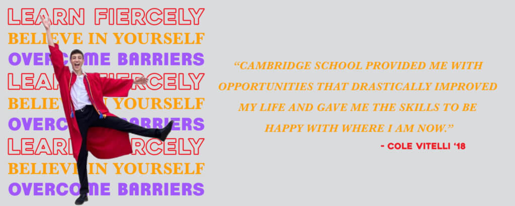 Cole's Testimonial - Cambridge School Cole's Testimonial