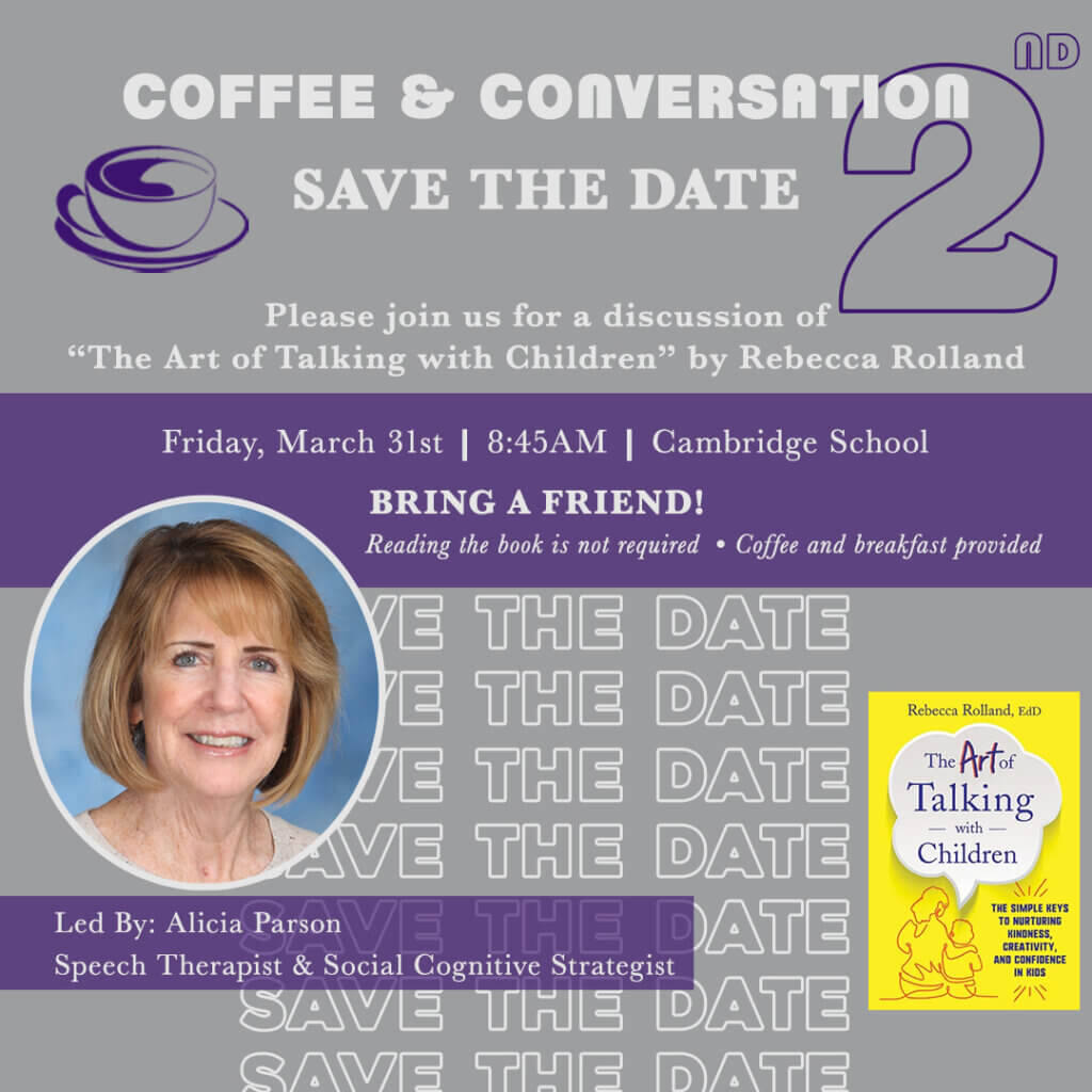 March Parent Coffee With Alicia Parson
